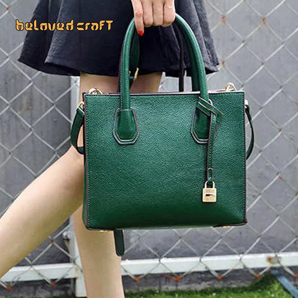 BelovedCraft Leather Bag Pattern Making with Kraft Paper and Acrylic Templates for Single Shoulder Crossbody Bag, Handbag, Tote