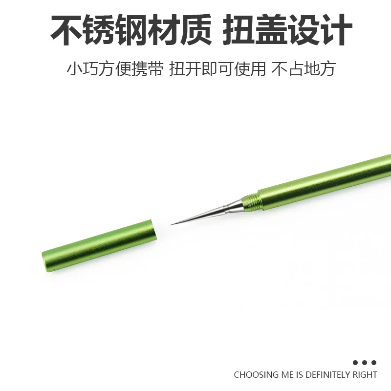 1 Stuks Dubbele Hoofd Met Deksel Rvs Mee-eter Comedo Acne Puistje Smet Professionele Extractor Remover Gezicht Schoon Tool