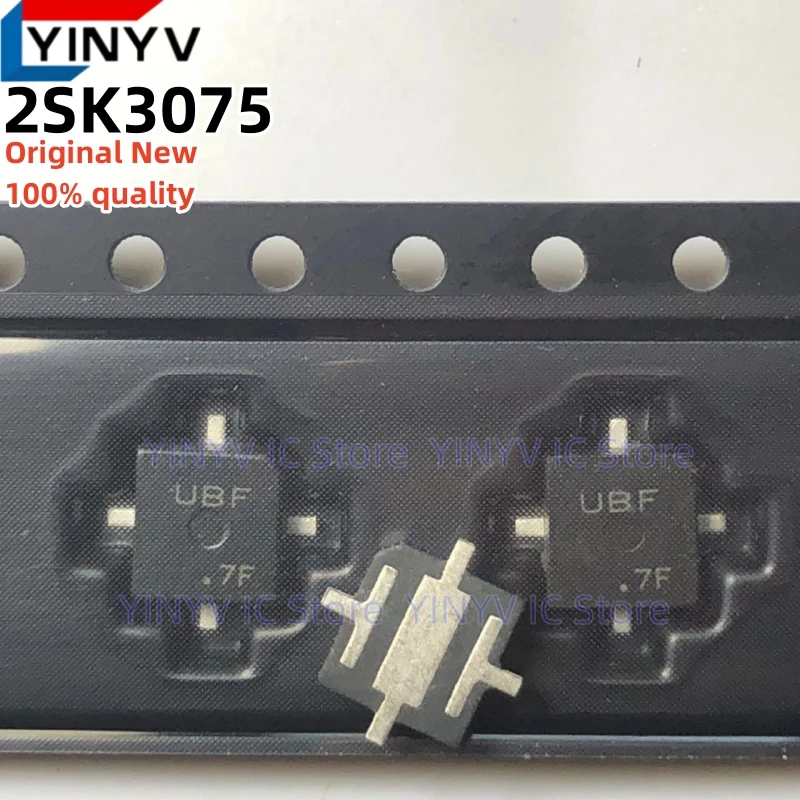 5PCS 2 sk3075 K3075 UBF 30V, 5A, 20W, SMD N CHANNEL tipo MOS (MOSFET di potenza RF per amplificatore di potenza VHF-e UHF-BAND) Chipset nuovo