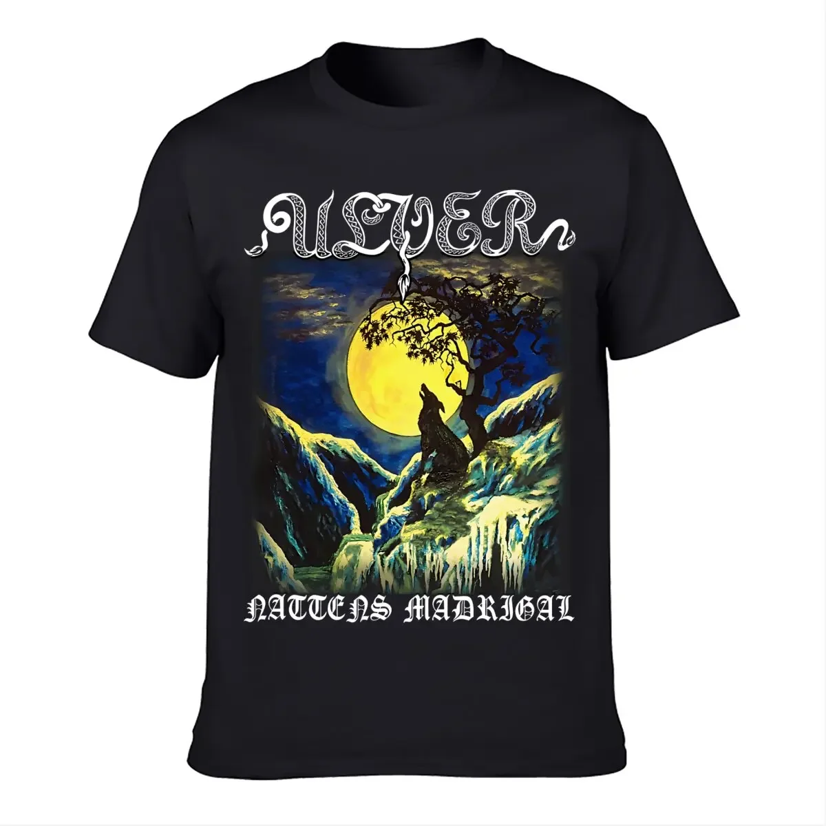 Ulver Nattens Madrigal T-Shirt Short Sleeve Cotton Black Men Size S to 5XL BE838