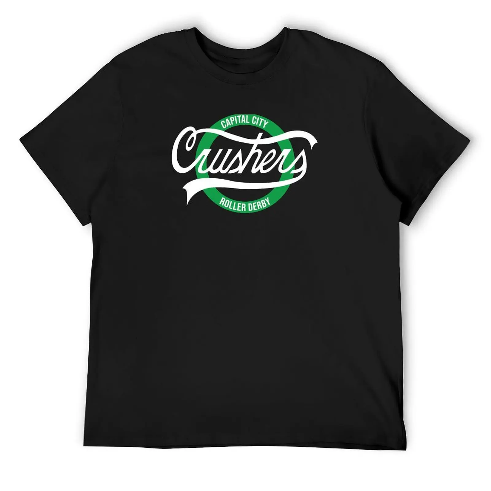 Capital City Crushers Black T-Shirt graphics essential t shirt hippie clothes Men's cotton t-shirt