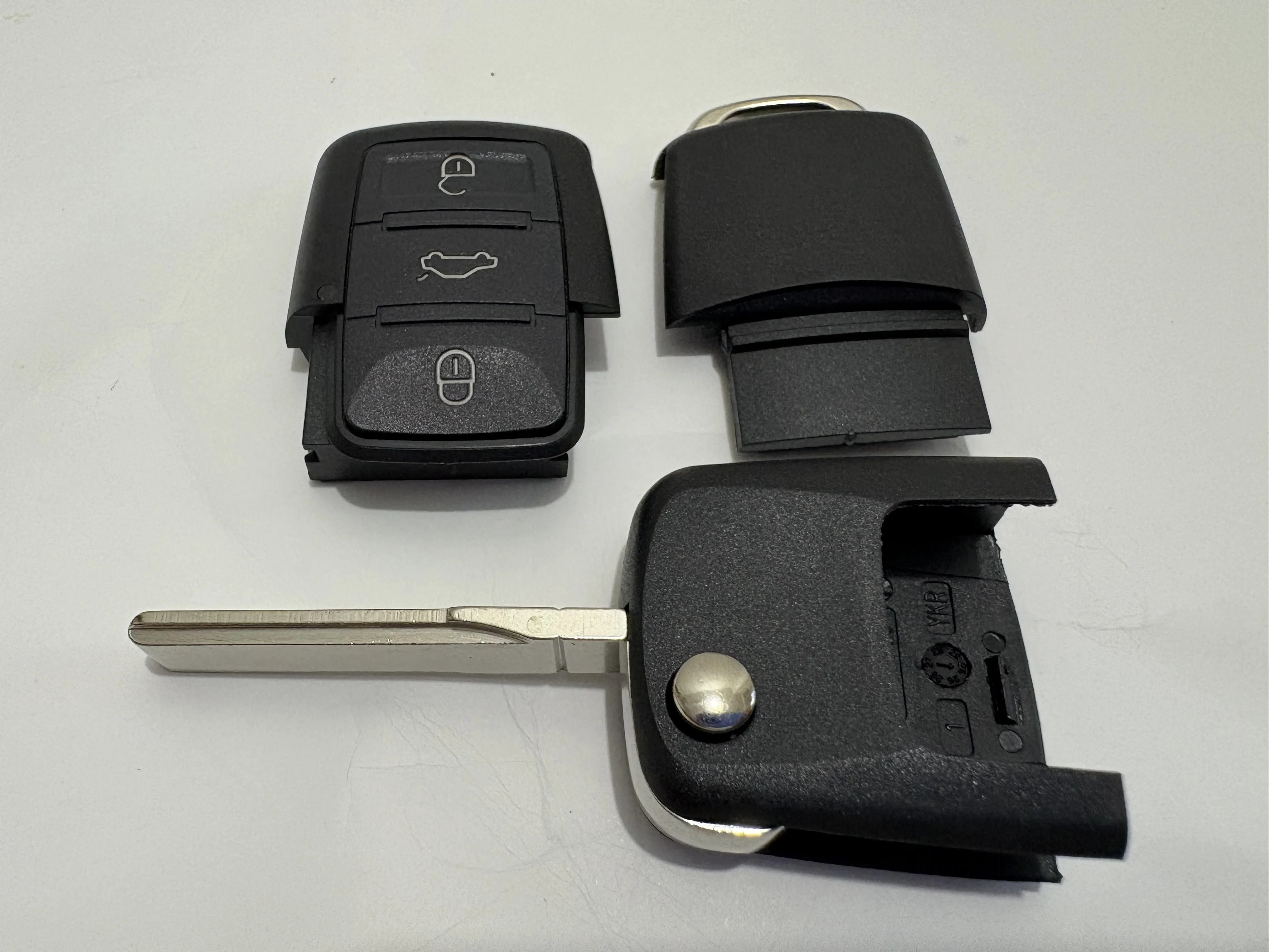 2 2 + 1 3 3 + 1 4 زر البعيد غطاء حافظة مفتاح لا شعار ل VW Golf 4 5 باسات B5 B6 بولو توران ل مقعد ل سكودا السيارات السيارات فارغة #5