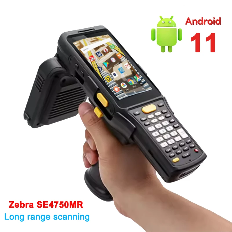 

Android Barcode Scanner Android 11 PDA Mid Range Inventory Scanner with Number Pad 2D QR Code IP65 Rugged NFC 4G Wi-Fi