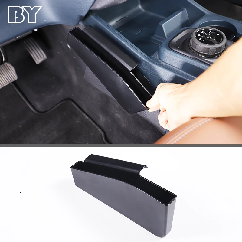 

For Ford Maverick 2022 Stowing Tidying Car Central Storage Box Trim Gear Storage Tray Black Auto Accessories