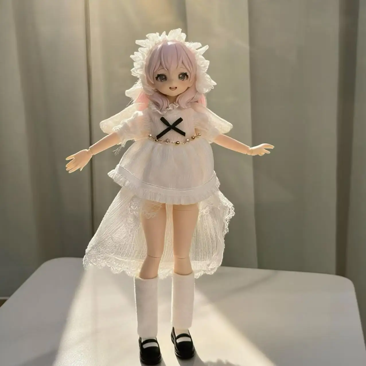 Vêtements uniquement pour poupée Bjd, vêtements de personnalité en forme d'ange noir et blanc, simples et à la mode, nouvelle collection, offre spéciale