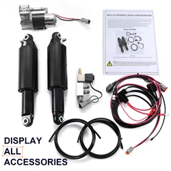 Motorcycle air suspension kit (damping adjustable)for Harley v-rod 2003-2017