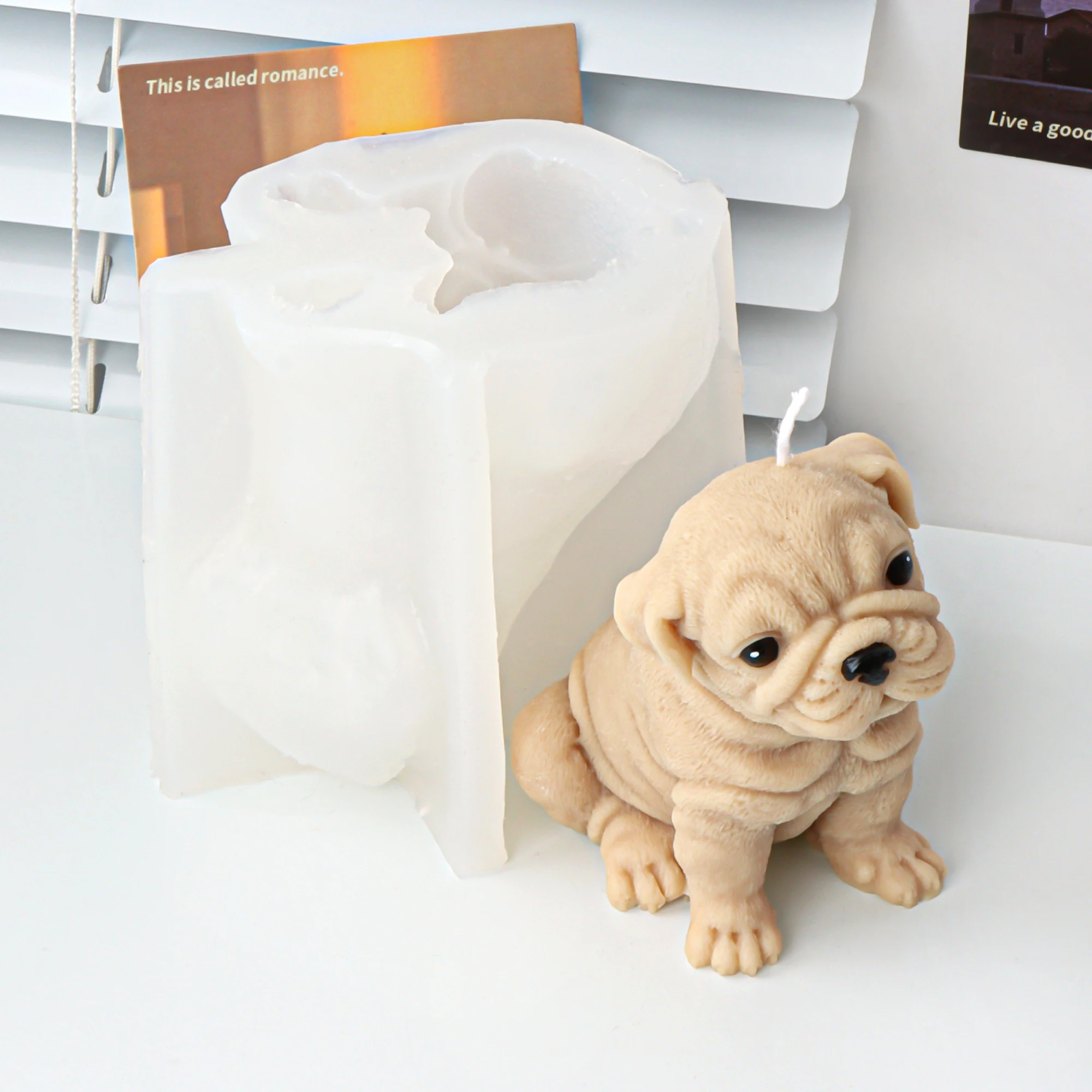 3D Cute Dog Candle Mold DIY Si - đánh giá và giá Candle Making Wax