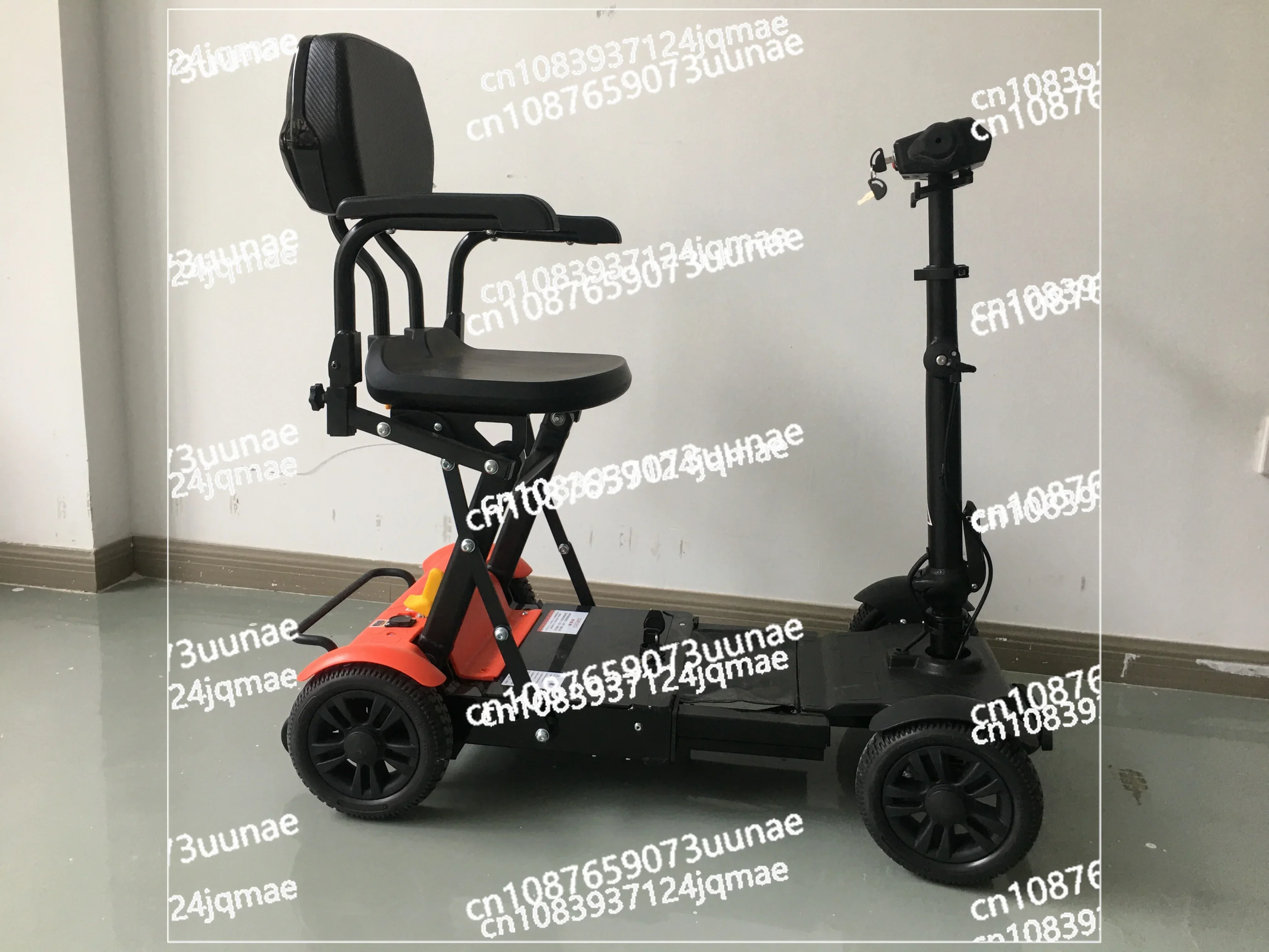 Aluminum Alloy Can Be Carried on Airplane Electric Mobility Scooter Rechargeable Lithium Battery Lightweight Electric Cycling