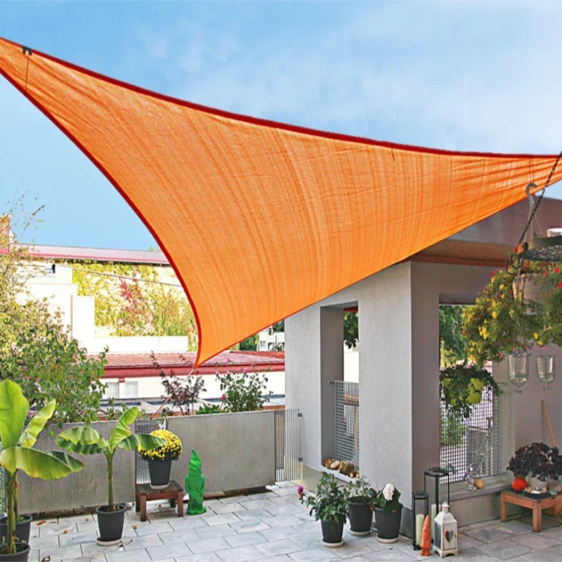 

UV Block Shade Sail Shelter Awning fabric Waterproof Sunshade cloth canopy outdoor Sunscreen Patio Garden balcony dropshipping