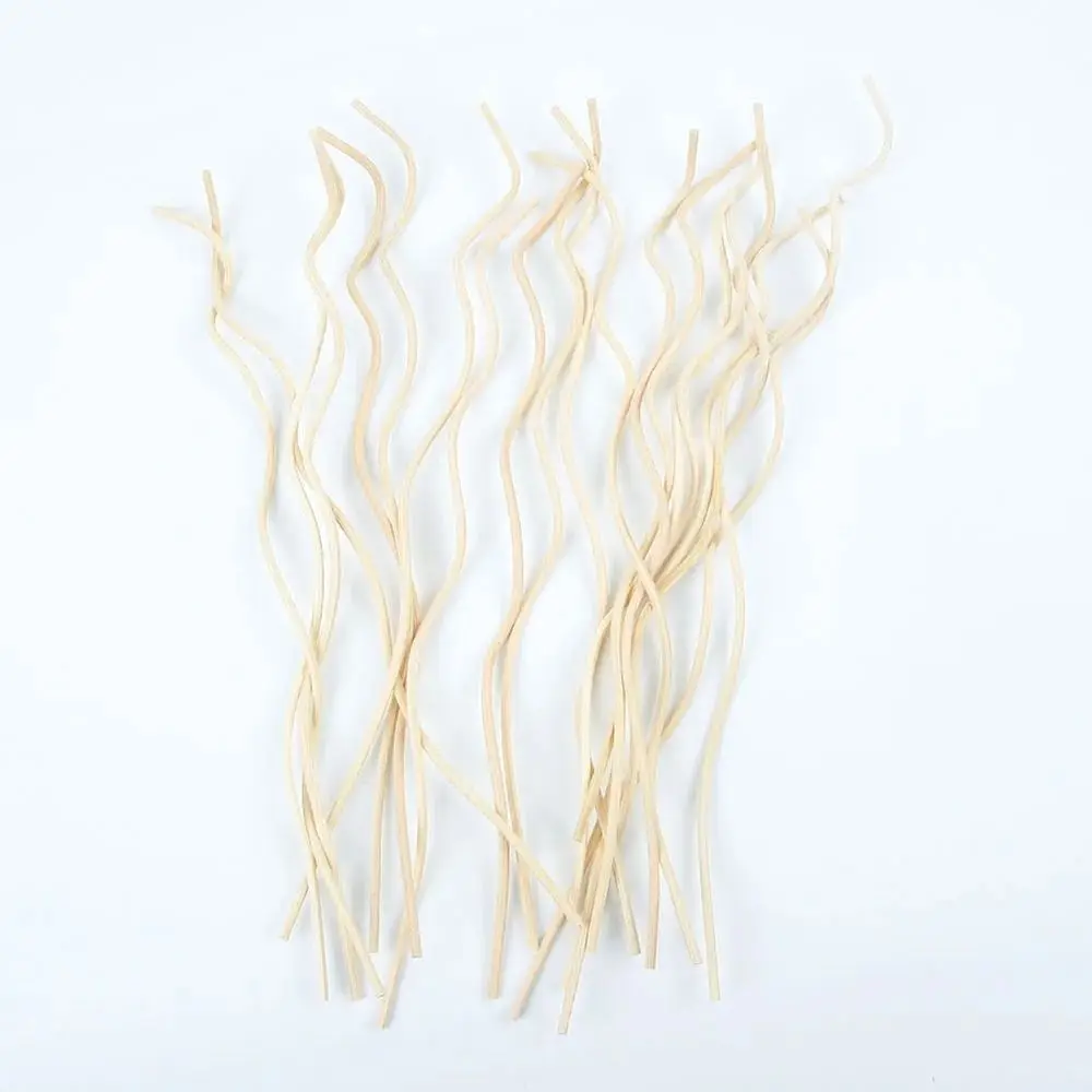 Image 6: Bâton diffuseur Long ondulé, 20 pièces, parfum de maison, désodorisant en rotin, café noir, 28CM, bâtons de recharge de remplacement