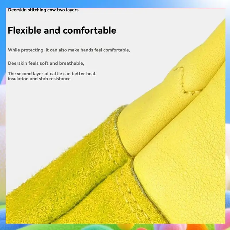 

Rose Pruning Gloves For Men And Women Long Thorn Proof Gardening Gloves Breathable Leather Best Garden Gift XL-AA25