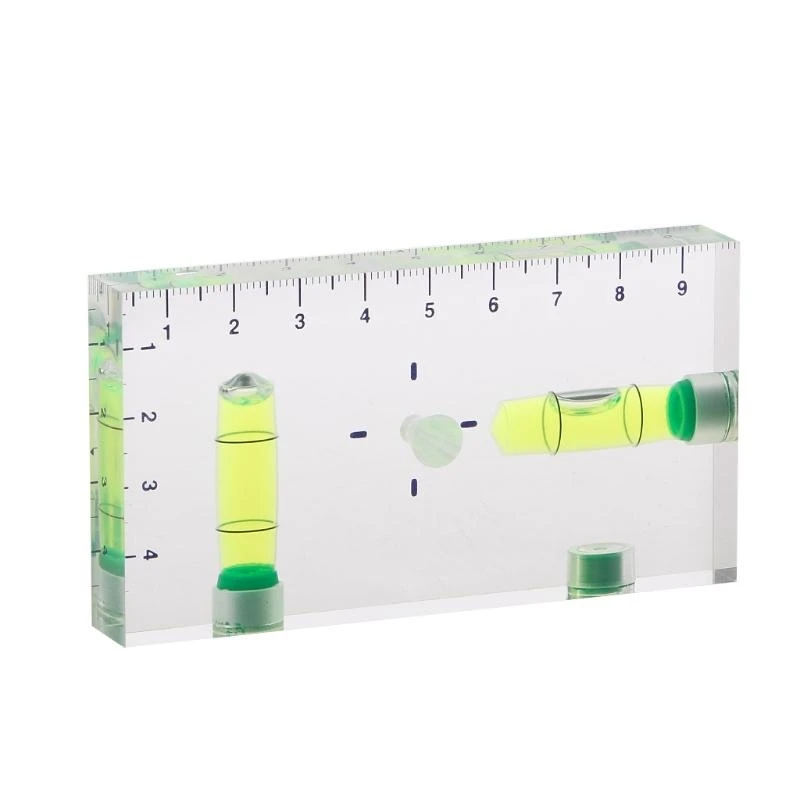 

JU64 T-Type Level Shatterproof for Check Bubble Level Mini Bubble Level Two Directions Spirit Level Picture Ha