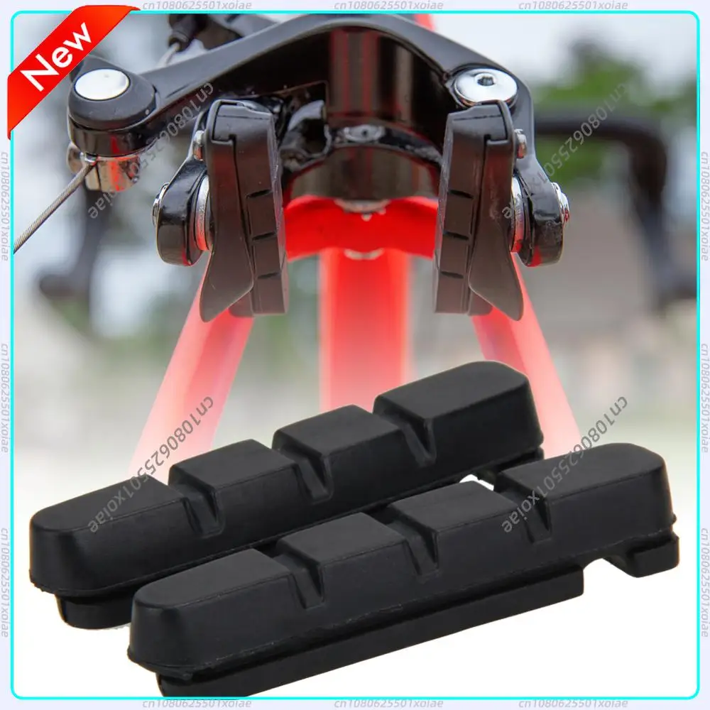 1-5 Pair 450TCR Road Bike C Clamp Brake Pads 54mm Alloy Rim Fit Compatible with Dura Ace/Ultegra/105 Cartridge