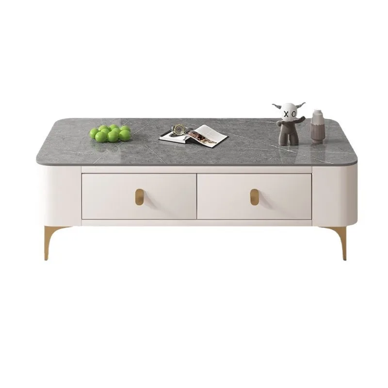 table living room household modern simple small apartment tea table soft bag light luxury coffee table TV cabinet combination
