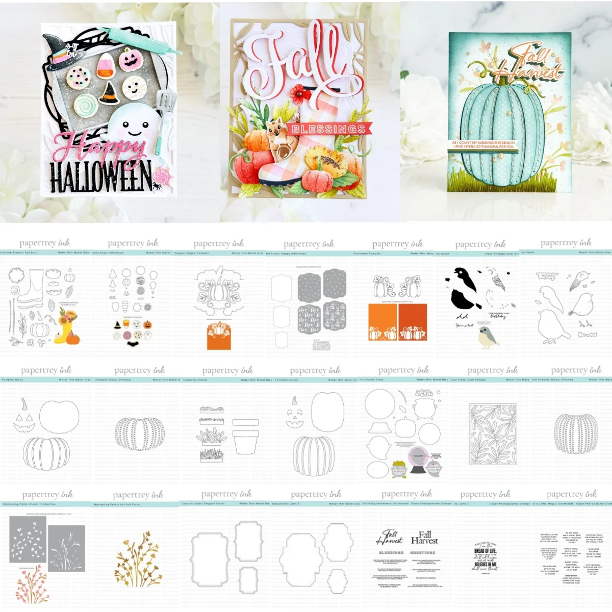 

New Halloween Pumpkin Bird Clear Stamps Metal Cutting Dies Stencil Hot Foil for DIY Decorating Scrapbook Paper Card Album 2025