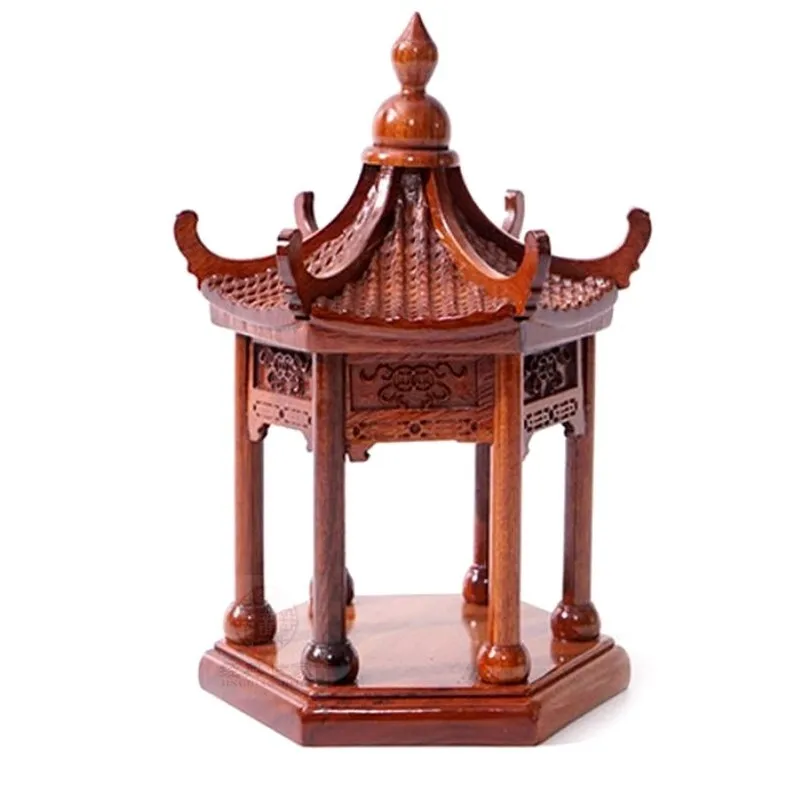 

Rosewood Pavilion Chinese Style Wooden Landscape Buildings Zen Decor