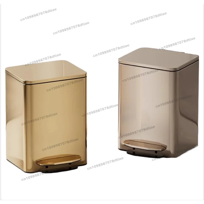 

Stainless Steel Golden Trash Can Luxury Living Room Bucket Kitchen Bedroom Aesthetic Garbage Container Trash 20l 쓰레기 대형쓰레기통
