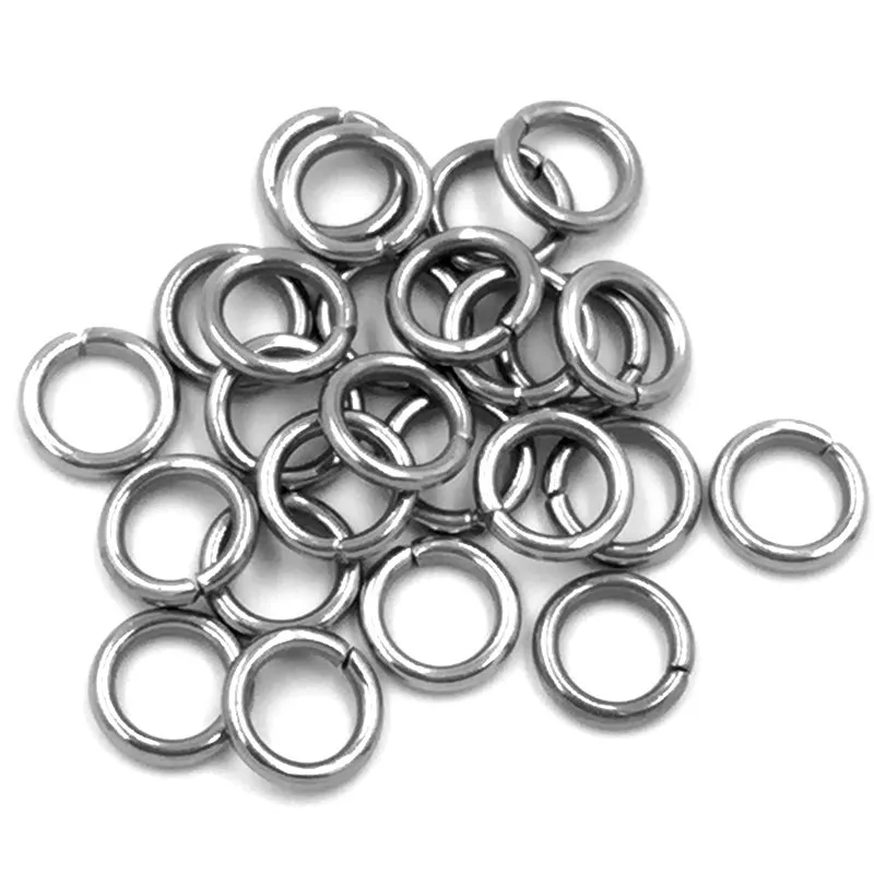 

2500Pcs Silver Tone Cercle Round Split Open Stainless Steel Jump Rings 7mm