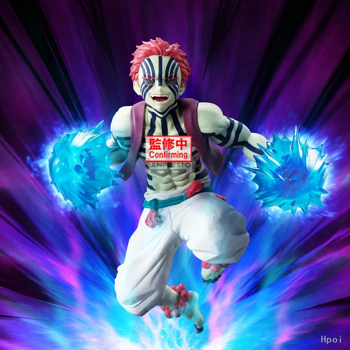 

Original BANDAI BANPRESTO VIBRATION STARS Blade of Demon Destruction Akaza Anime Figure Collection
