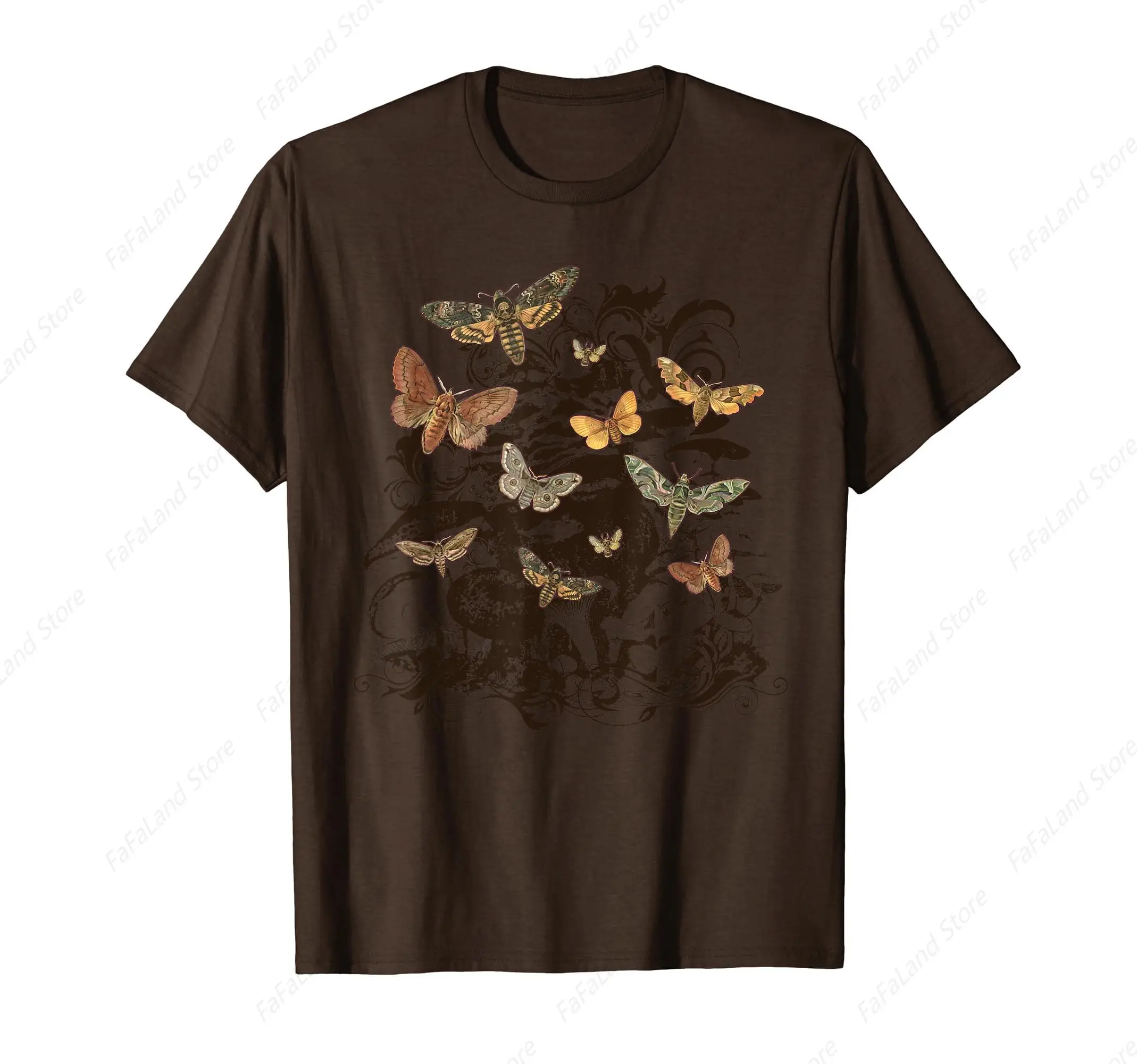 Butterfly Grunge Fairycore Aesthetic Luna Moth Mushrooms Y2K T-Shirt