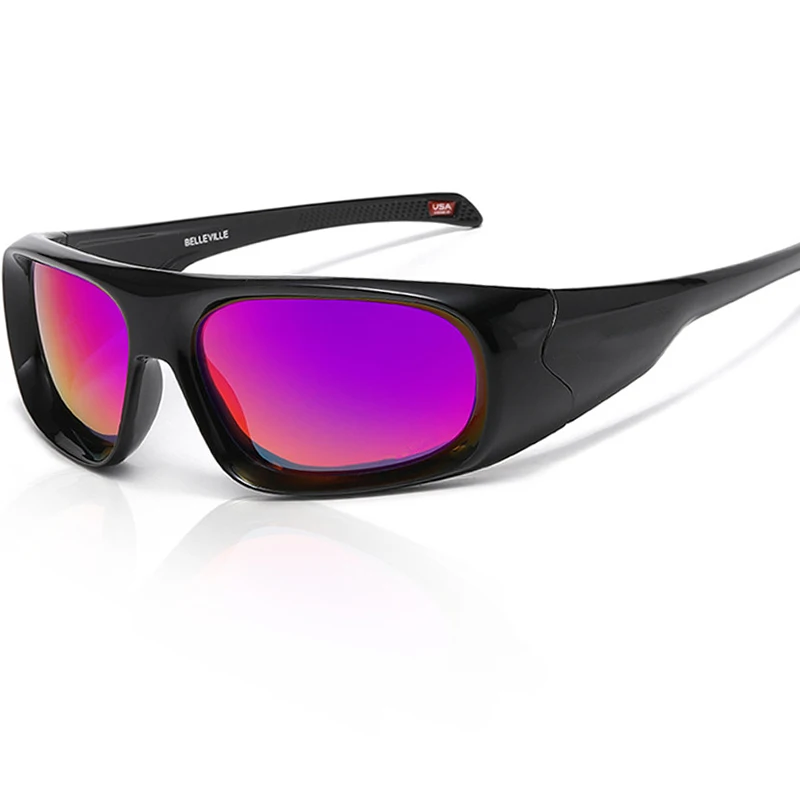 Unisex Fishing Sports Sunglasses Men Brand Design Mirror Goggles Male Classic Outdoor Driving Square Sunglasses Women UV400