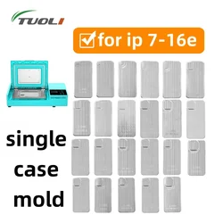 TuoLi 3D Sublimation Mobile Phone Sheet Printing Machine Single Case Mold for for iPhone 16 15 14 13 12 11 Pro Max Single Layer