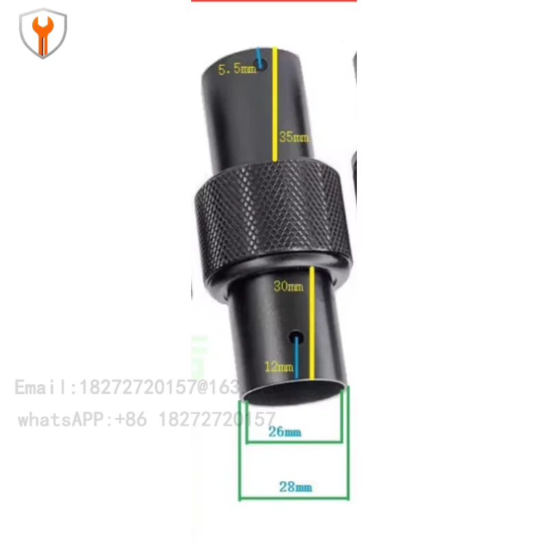 4 pcs 26Mm inner diameter 28mm outer diameter aluminum folding assembly