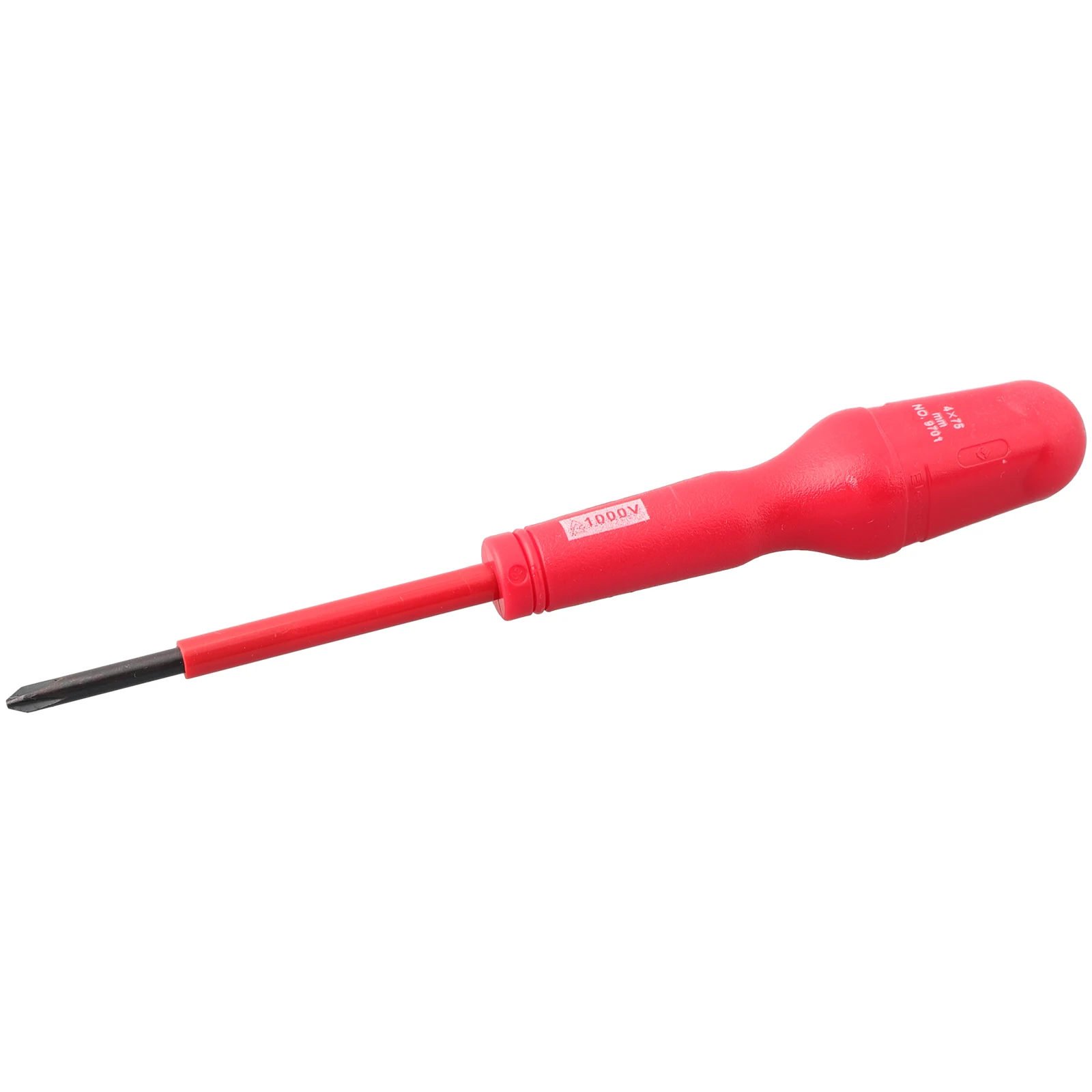 Insulated Screwdriver PP/TPR Two-tone Rubber-coated Screw Driver Tools For 1000V Electrical High-altitude Work