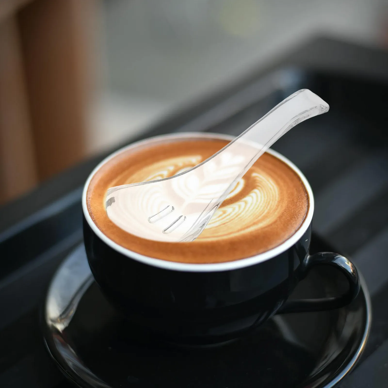 

Набор стеклянных ложек, 2 шт., термостойкие кухонные принадлежности, ложки для супа и десерта, многофункциональные, прозрачные