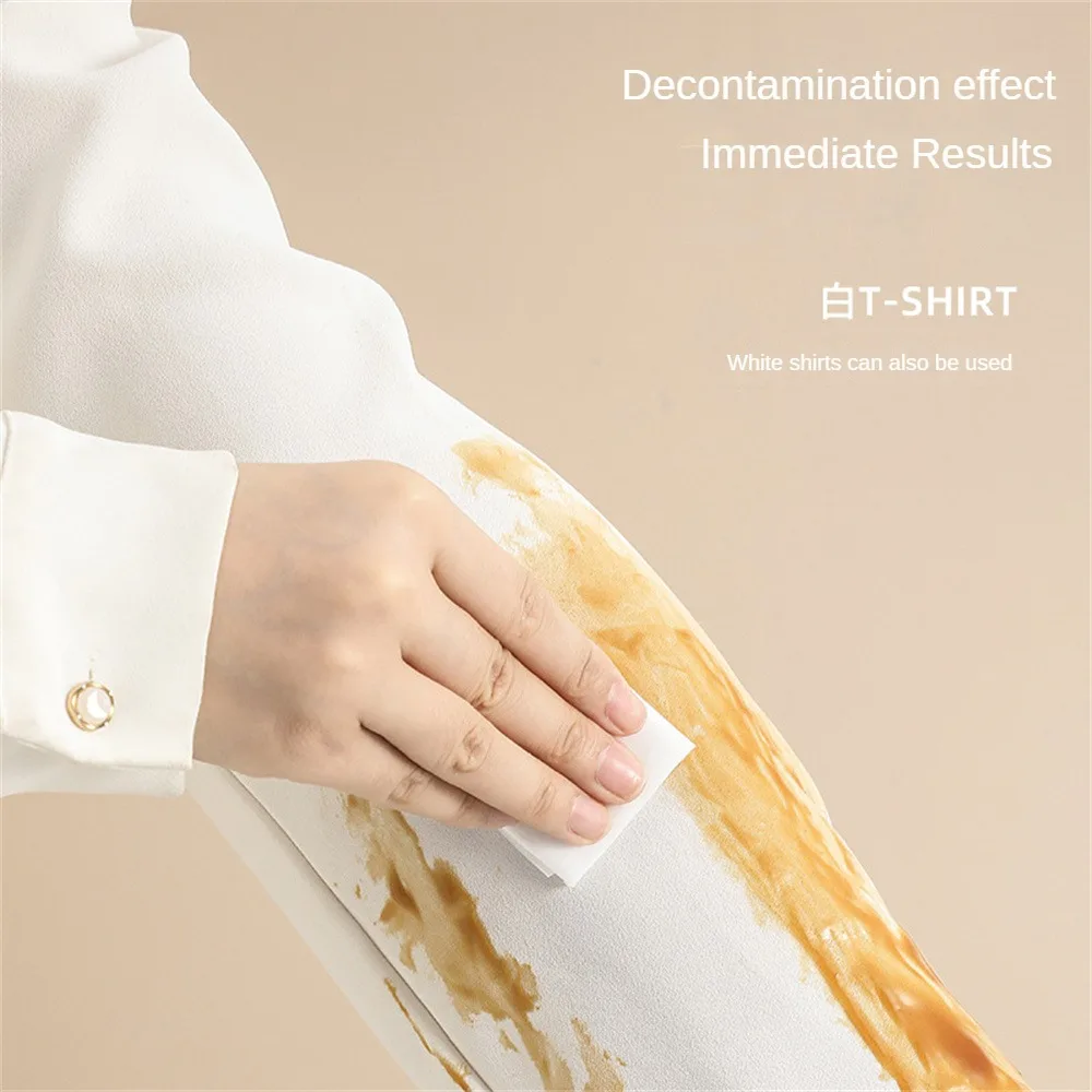New Clothing Decontamination Paper Disposable Portable Clothes Decontamination cloth Cleaning Wipes
