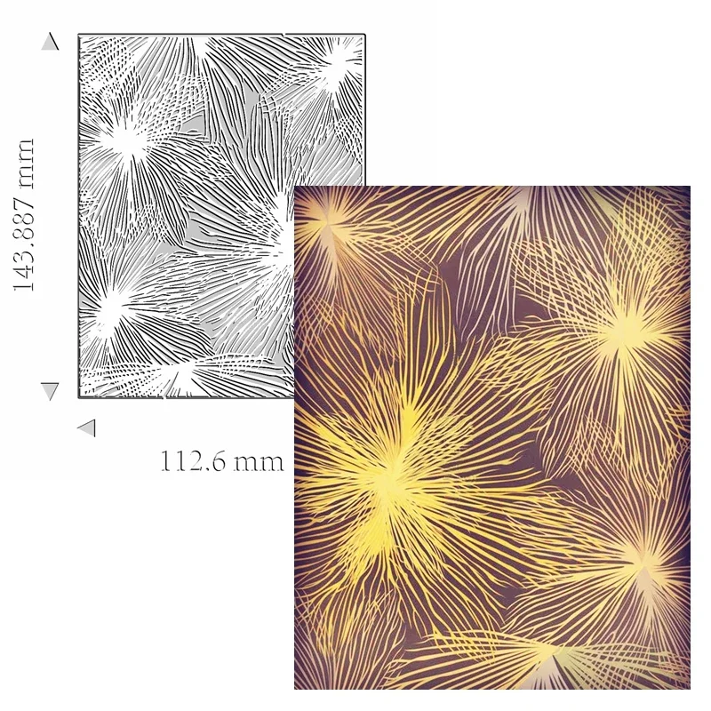 New Background Hot Foil Plate Balloon Star Birthday Party Wedding Christmas Scrapbooking Frames Card Craft No Metal Cutting Dies 6