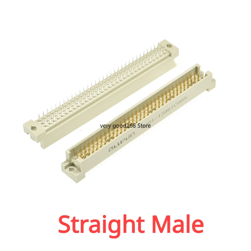 1 шт., европейская розетка 396, 41612, 3 ряда, штекер, гнездо, сквозное отверстие, 3x32 = 96 контактов, шаг 2,54 мм, 9001, 11961, 12961, 13961, 14961