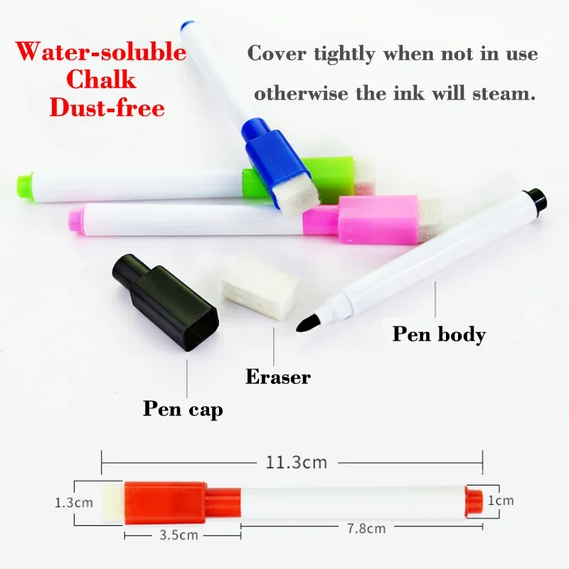 A4 Size Magnetic Blackboard Dust-free Chalkboard for Kids refrigerator Sticker bulletin board Weekly Planner Calendar