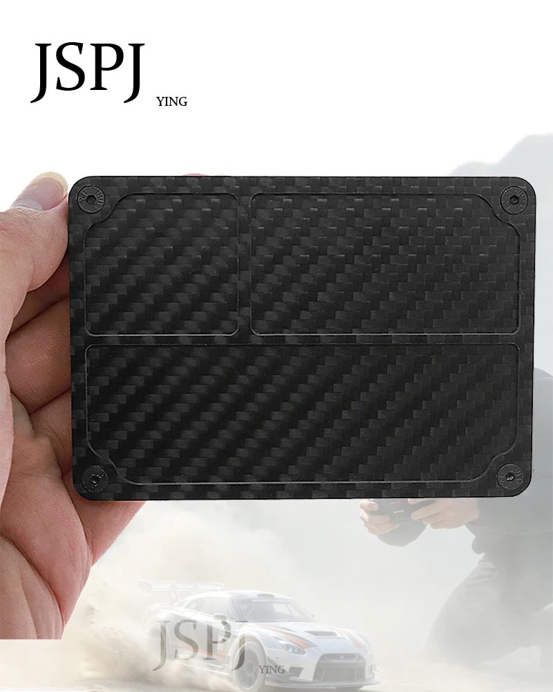 RC Car Parts Tray Carbon Fiber Screw Storage Plate RC Model Assembly Repair Organizer Tool Accessories For Buggy Truck Drift Car