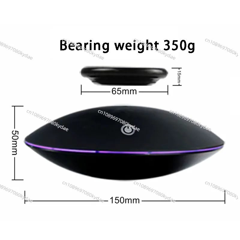 Magnetic Levitation Display Stand Creative Black Technology Ornaments 360-Degree Rotating Display Stand Birthday Gift