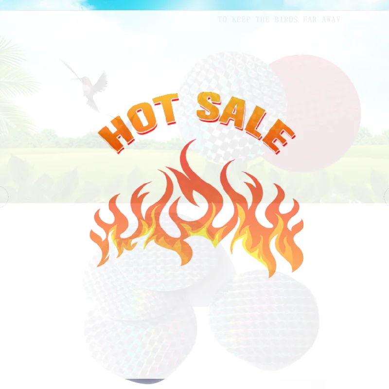 

20pcs Bird Repellent Tape Reflective Anti Bird Scare Eflective Stick Tape Pigeon