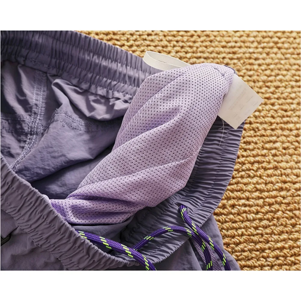Quick-drying breathable American-style work pants for men, loose feet, drawstring, and casual pants