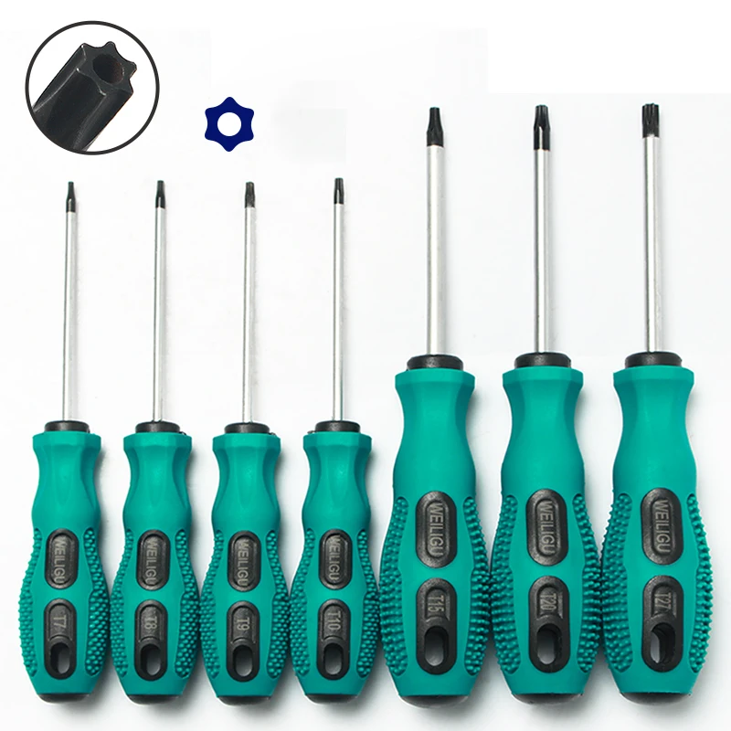 Magnetic Torx Screwdriver Sets Precision T5 T6 T7 T8 T9 T10 T15 T20 T25 T27 T30 Torx Security Controller Repair Hand Tool Kit