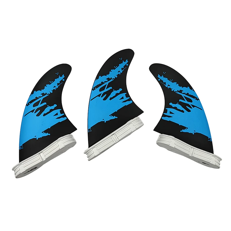 Double Tabs 2 Green/Blue/Purple Surfboard Fins Fiberglass Performance Core 3pcs/set UPSURF FCS 2 Surfing Fins Beach Accessories