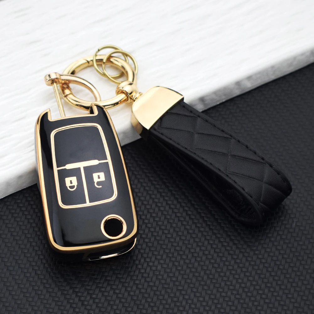Car Key Case for  Chevrolet Cruze Aveo Trax Sail Malibu Captiva Opel Vauxhall Astra J Corsa Mokka Insignia TPU Flip Key Cover