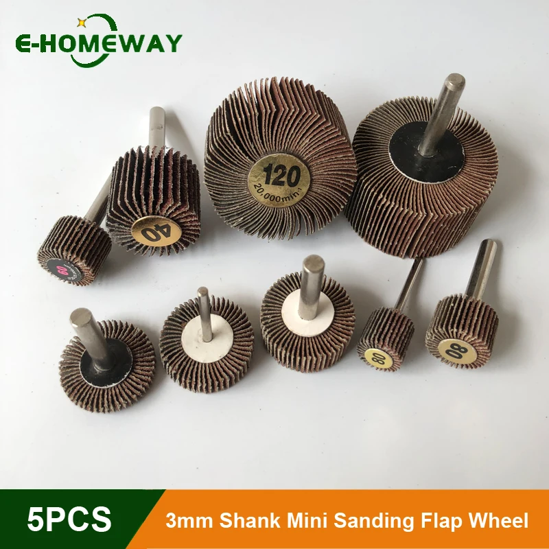 Sanding Flap Wheel With 3mm 1/8