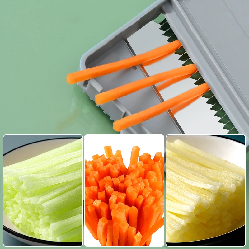 Creative Vegetable Cutter Household Kitchen Multi-function Lemon Cucumber Potato Slicer Grater  Gadgets and Accessories