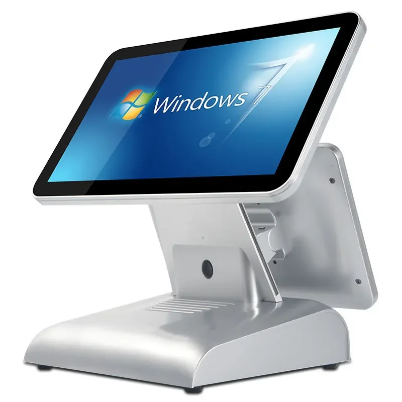 Full Set Of Retail Single Screen Point Of Sale Supermarket Pos System All In One Machine Cash Register