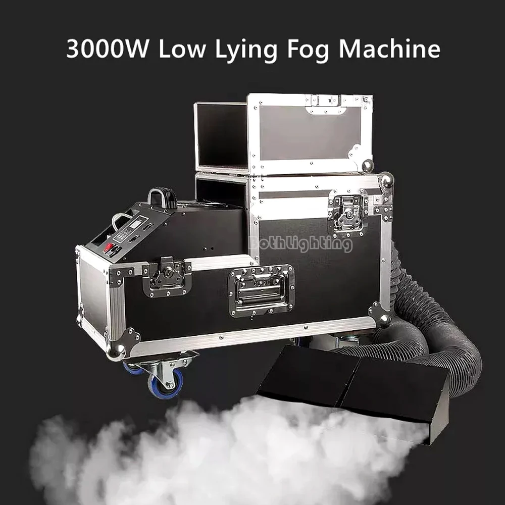 Both Lighting Hot Sell 3000W Low Lying Water Fog Machine Dance on the Clouds Perfect for Wedding Events Dj Stage Birthday Party