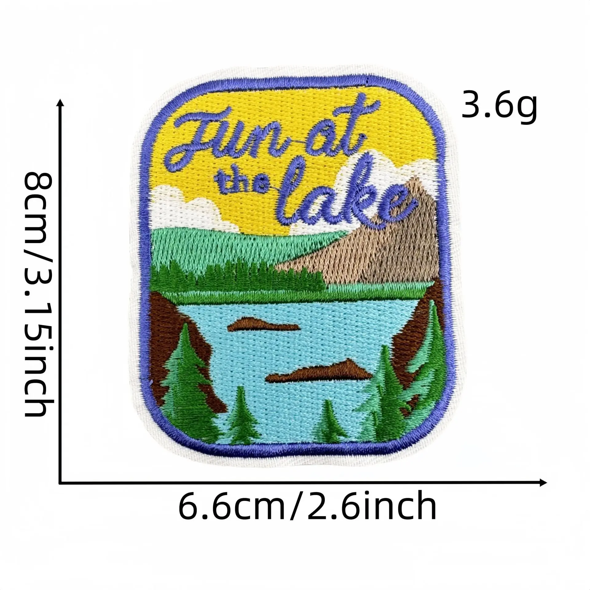 Emblem Clothing Accessories Badge Sticker Embroidered Embroidery Sticker Iron-on Patches