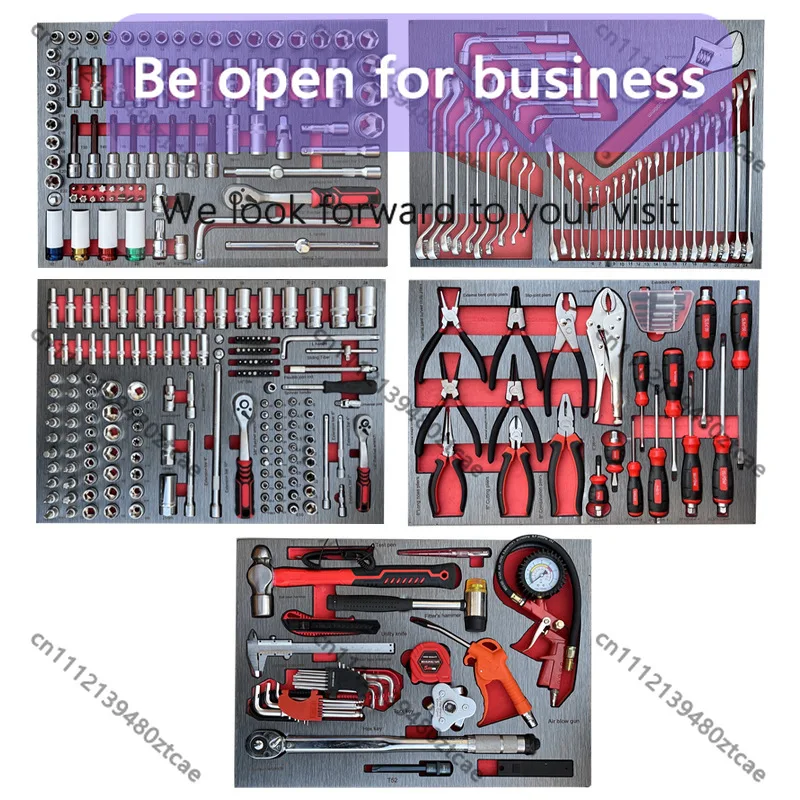 352 Pieces Auto Repair Tool Set Professional Machine Maintenance Kit for Garage Workshop