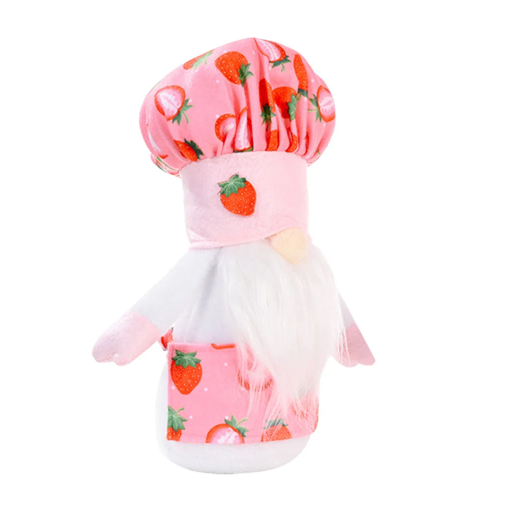 Faceless Home Decoration Gnome Statue Household Decorative Figurine Patriotic Strawberry Cloth Popular