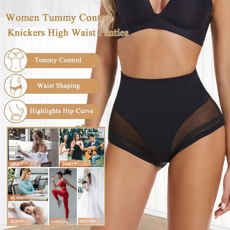 Seamless Shapewear Panties For Women Mid Rise Tummy Control Briefs Slimming Underwear Female Butt Lifter Body Shaper Lingerie image 5