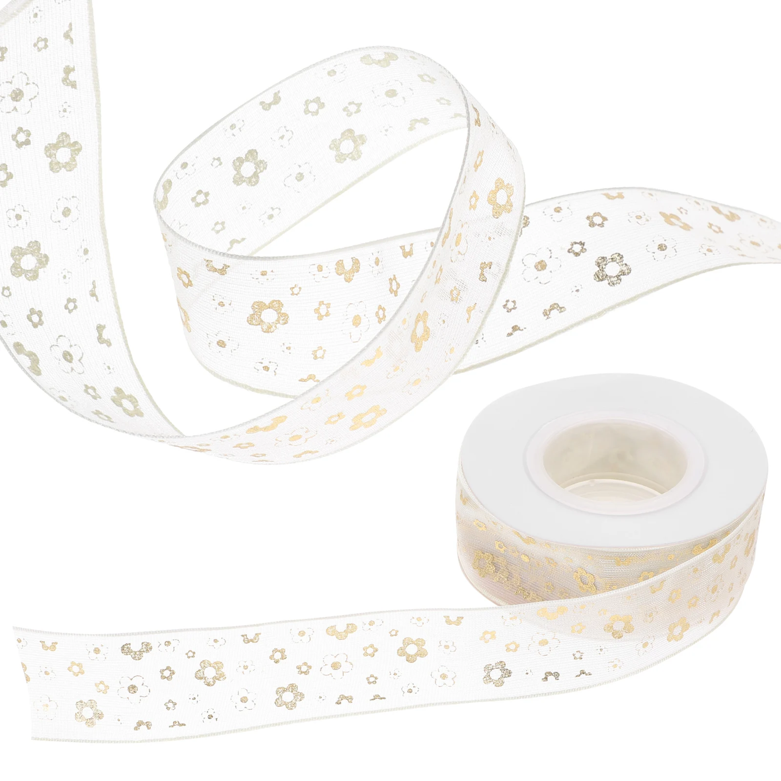 

1 Roll Festival Package Ribbon Gift Multi-Function Craft Cuttable Wear-Resistant Lovely Decorative Silk Material Washable
