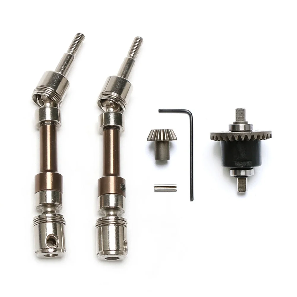 Metal Axle Rotation Modified Differential Gear for WLtoys 12428 12423 1 12 Scale RC Cars Rugged Build for Off Road Traction
